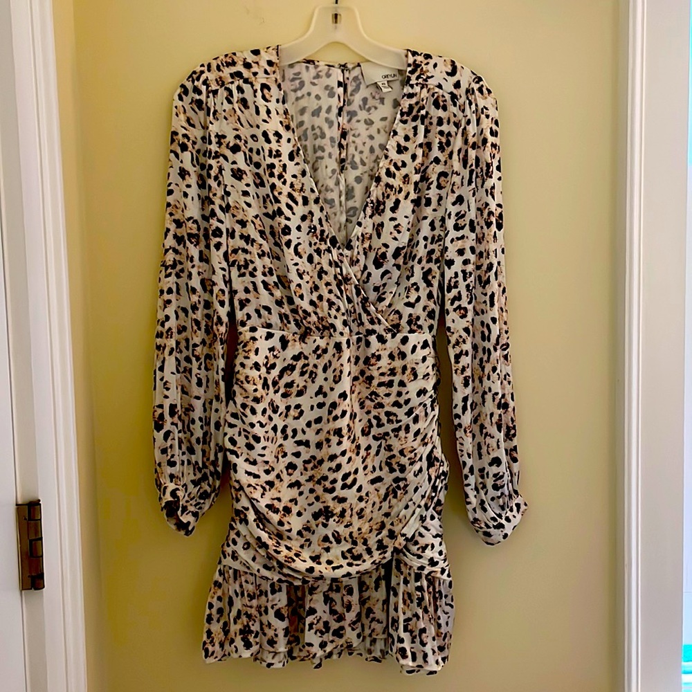 XS cheetah print dress